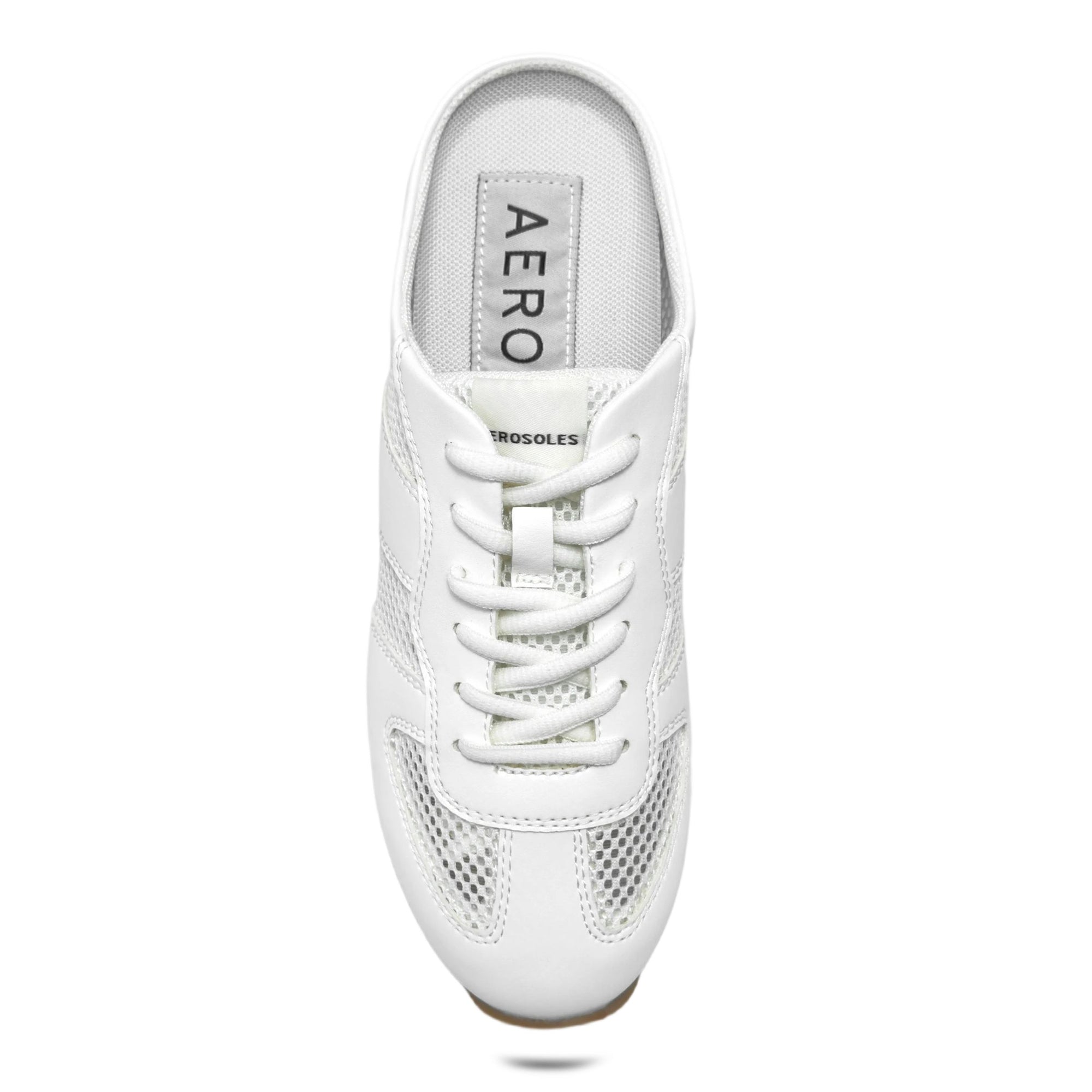 Jettson Sport Mule | Bright White Faux Nappa/Mesh