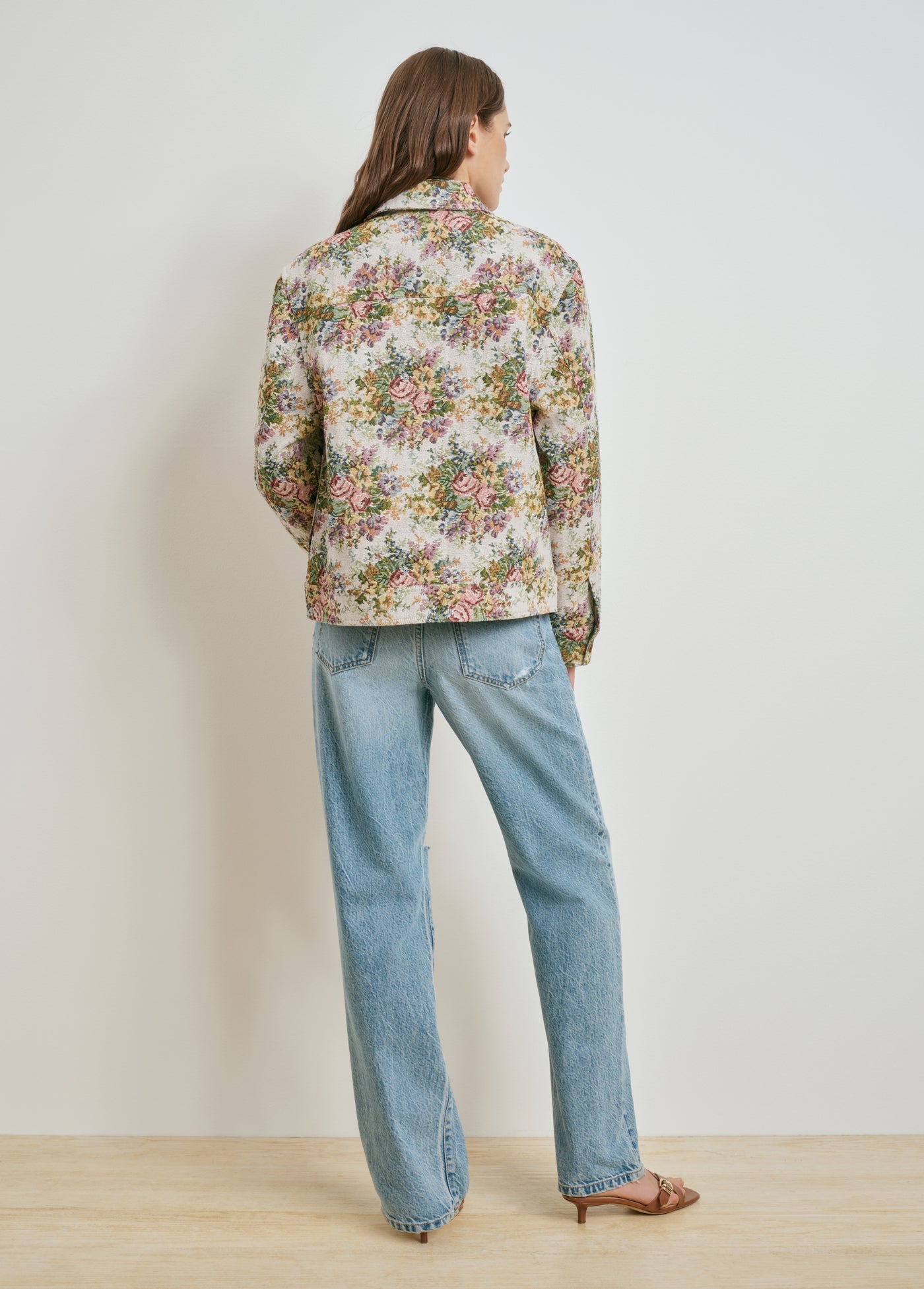 floral jacquard