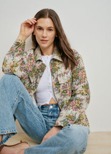 floral jacquard