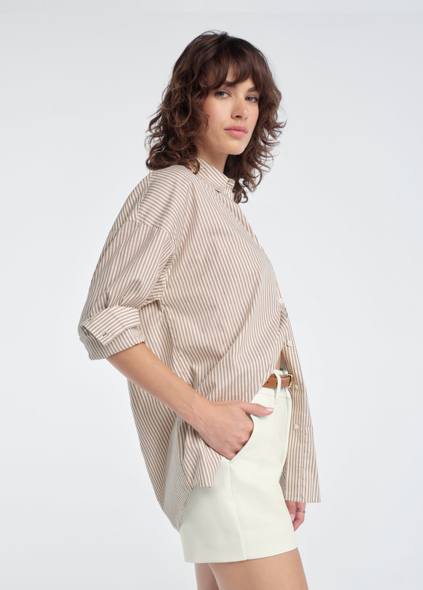 soft taupe stripe