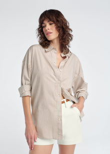 soft taupe stripe