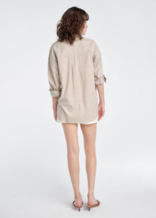 soft taupe stripe
