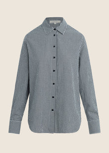 The Boyfriend Shirt | Navy White