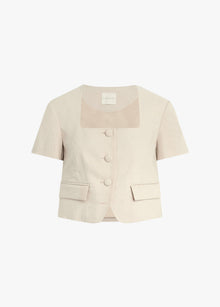 THE MAYFAIR LINEN TOP