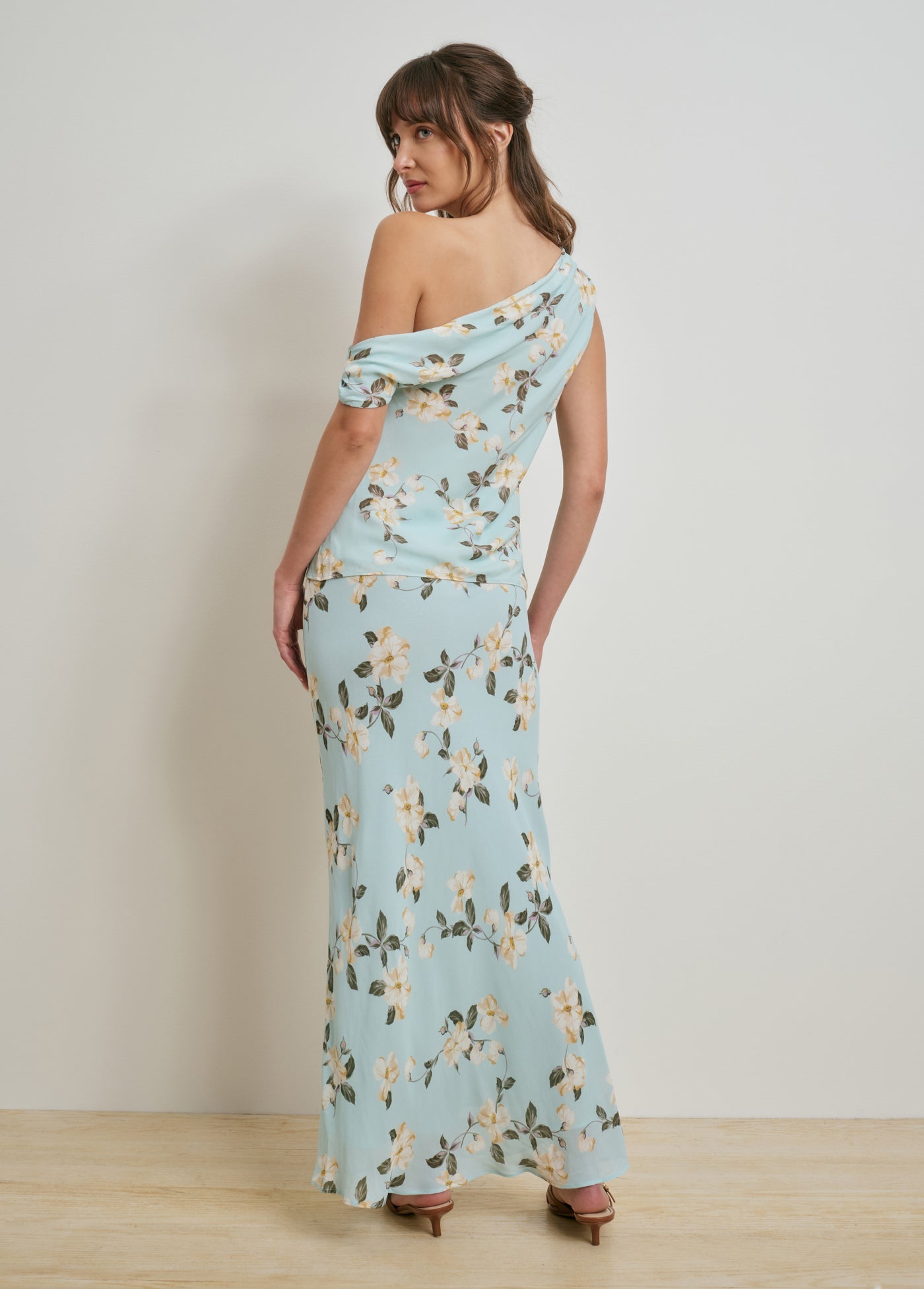 aqua floral