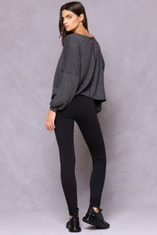 Women | Fleece Jean Legging | Black