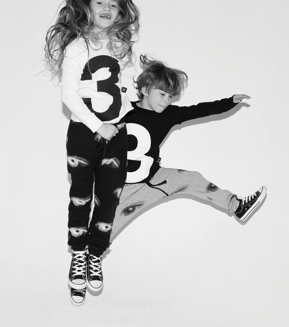 Kid | Eye Baggy Pants | Powder Pink