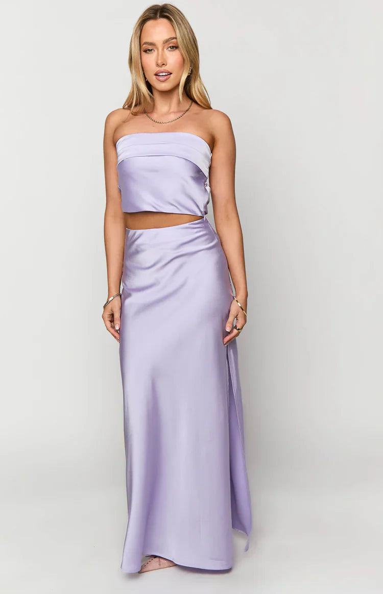 Genevieve Maxi Skirt | Lilac