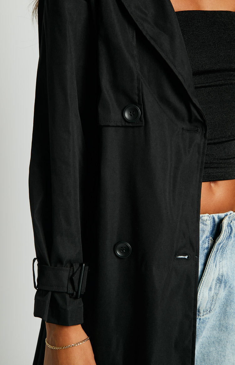 Giselle Trench Coat | Black