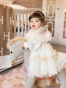 Gold Leaf Hair Sash - Petit Maison Kids