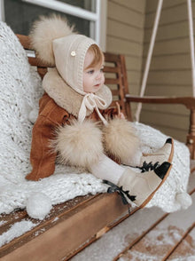 Pasha Three Pom Hat - Petite Maison Kids