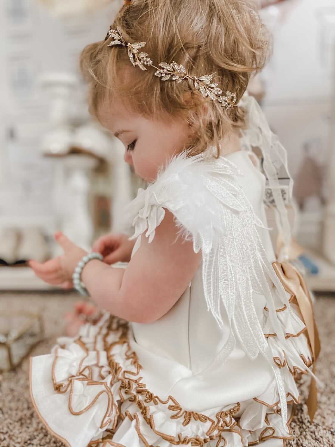 Gold Leaf Hair Garland - Petite Maison Kids