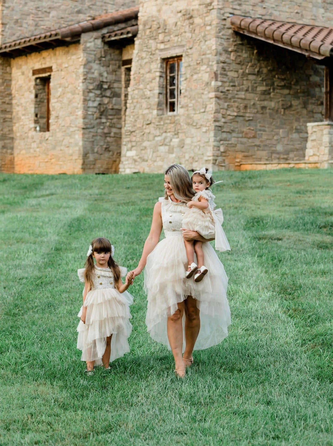 Women | Fira Tweed Mom Dress | Beige