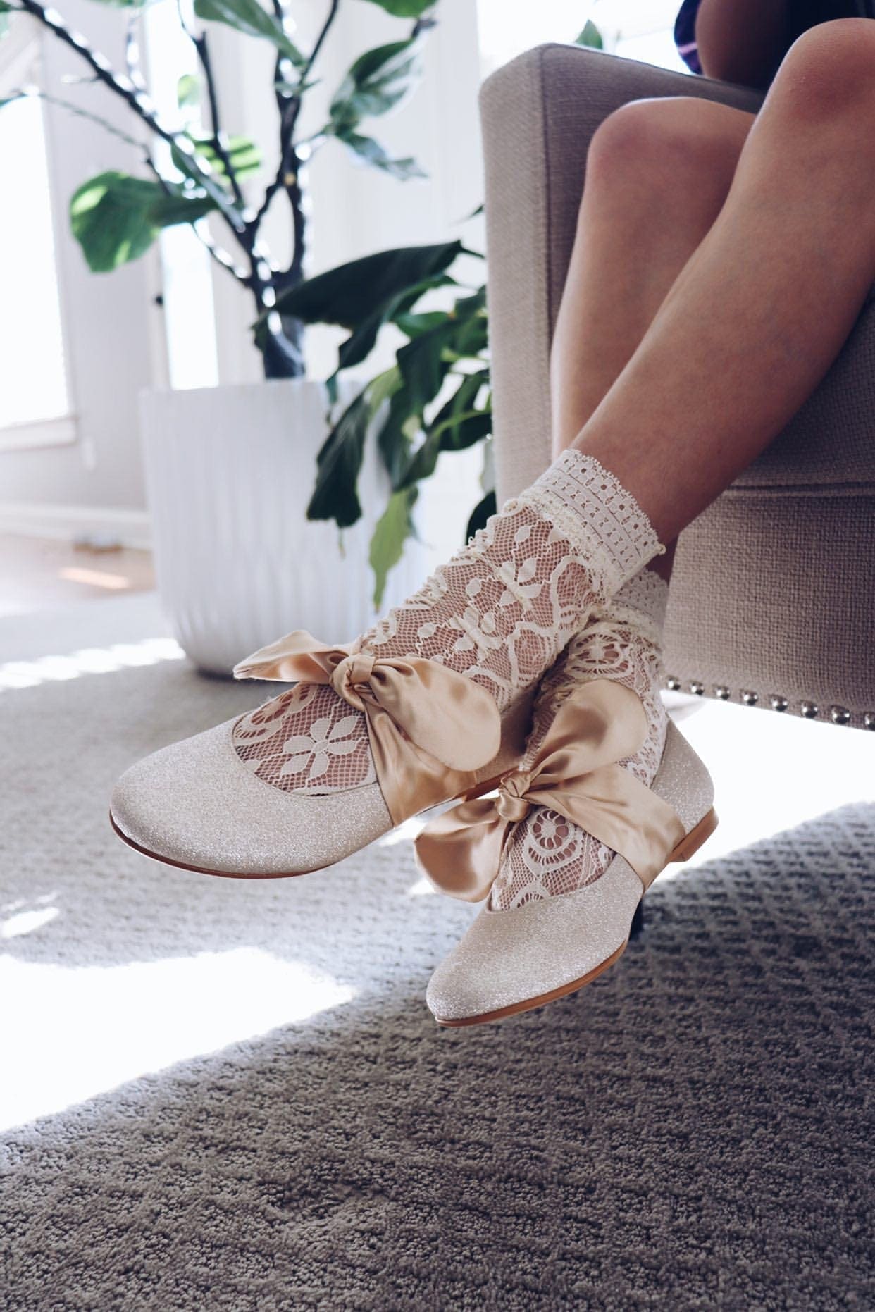 Daisy Lace Socks - Petit Maison Kids