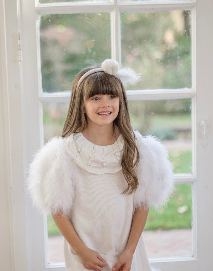 Girl | Anna Feather Headband | Beige