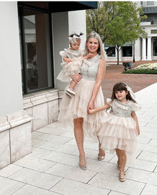 Women | Fira Tweed Mom Dress | Beige