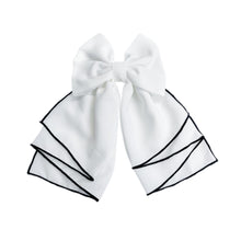 Gwen White Cascading Hair Bow - Petite Maison Kids