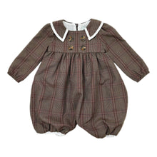Unisex | Blair Estate Tweed Romper | Brown