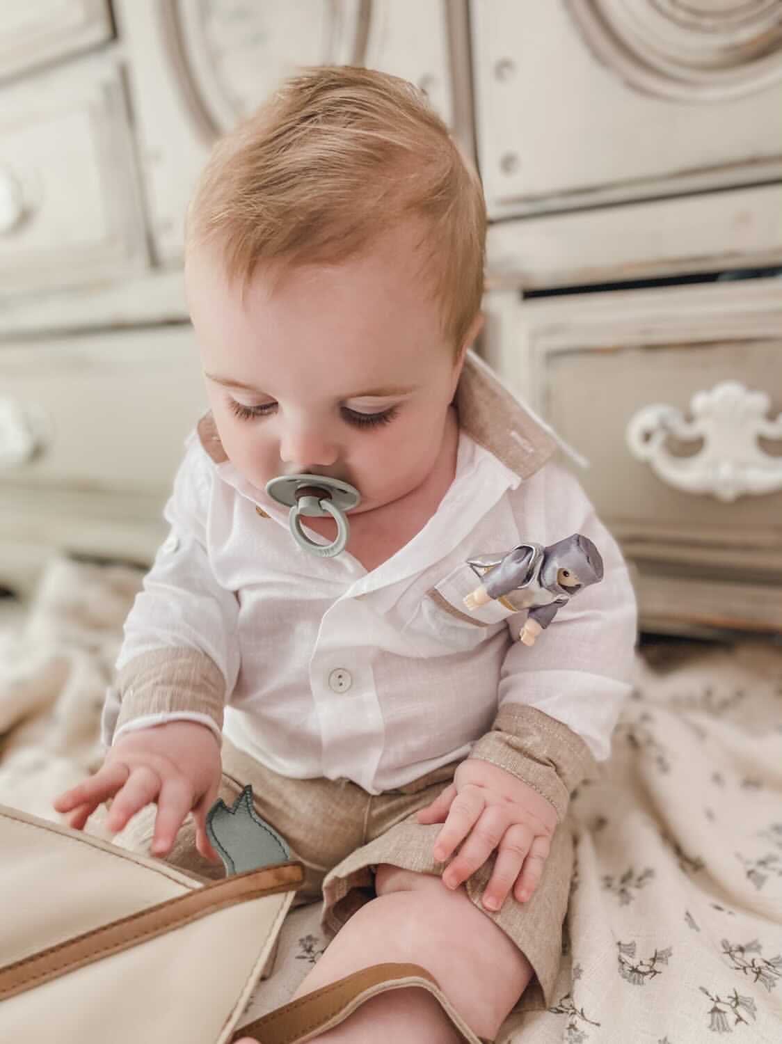 Ashton Linen Top and Shorts Set - Petite Maison Kids