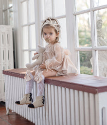 Helena Velour Romper - Petite Maison Kids