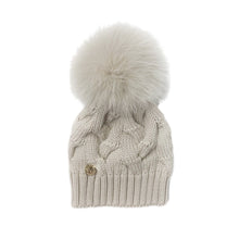 Unisex | Sandstone Merino Wool Kids Beanie Hat | Beige