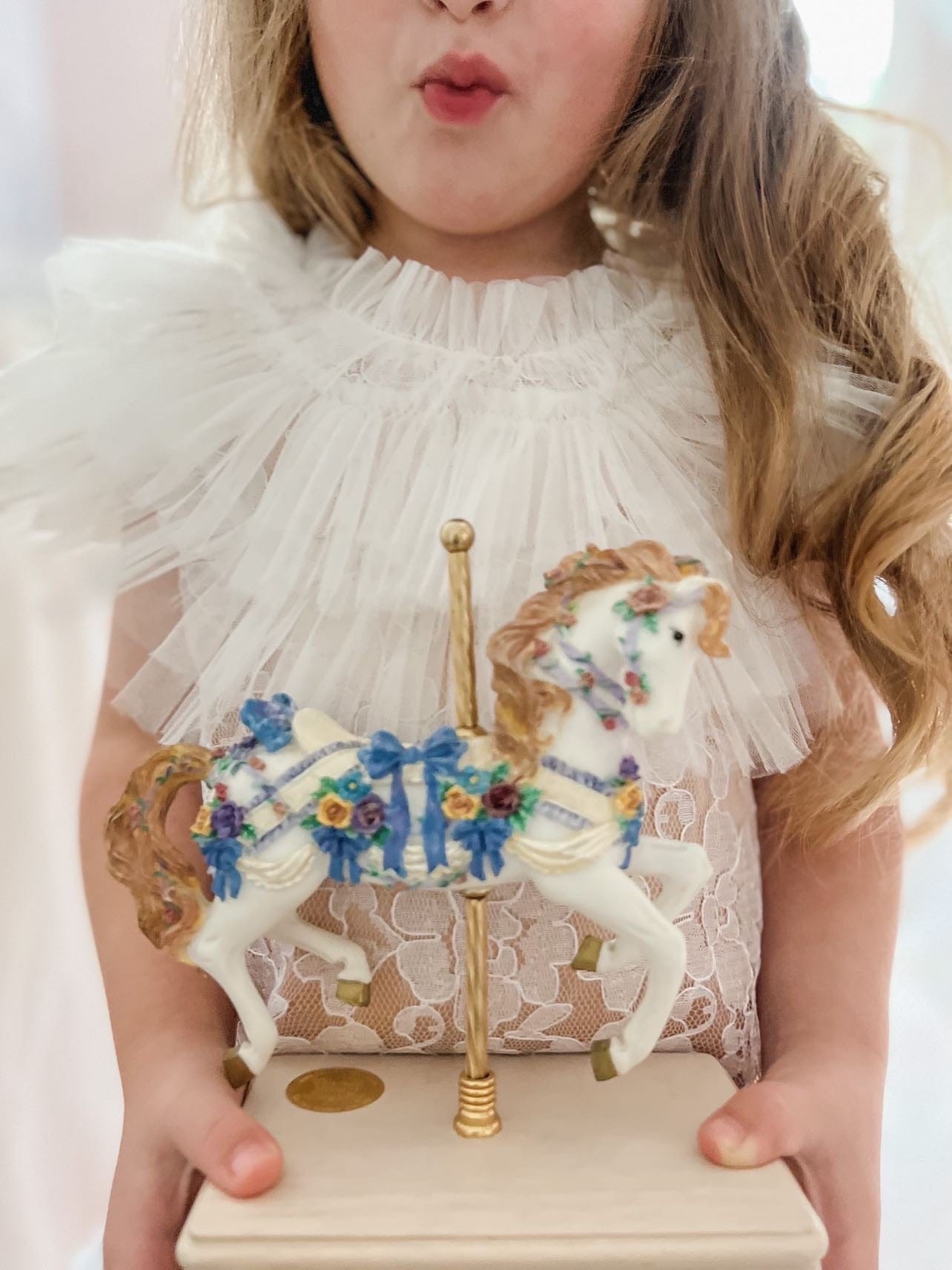 Girl | Dove Lace Overlay Dress | Beige