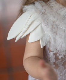 Girl | Dove Lace Overlay Dress | Beige