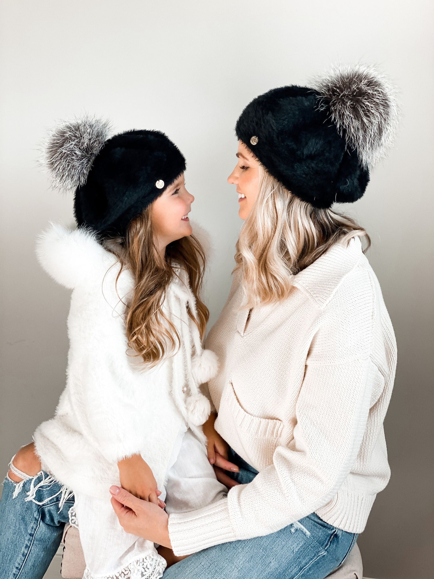 Milana Noir Beret - Petite Maison Kids