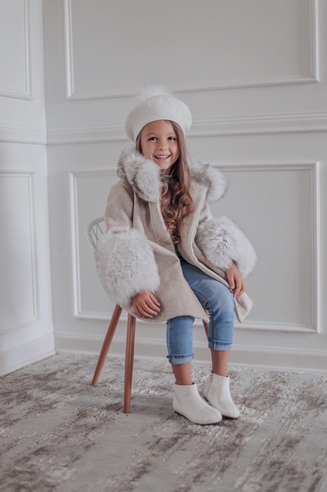 Karenina Wool Coat - Petite Maison Kids