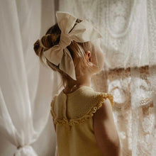 Girl | Velvet Bow Hair Clip | White