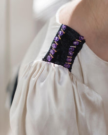 Evangeline Satin Champagne Ruffle Dress - Petite Maison Kids