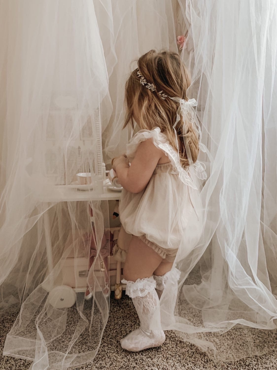 Gold Leaf Hair Sash - Petit Maison Kids