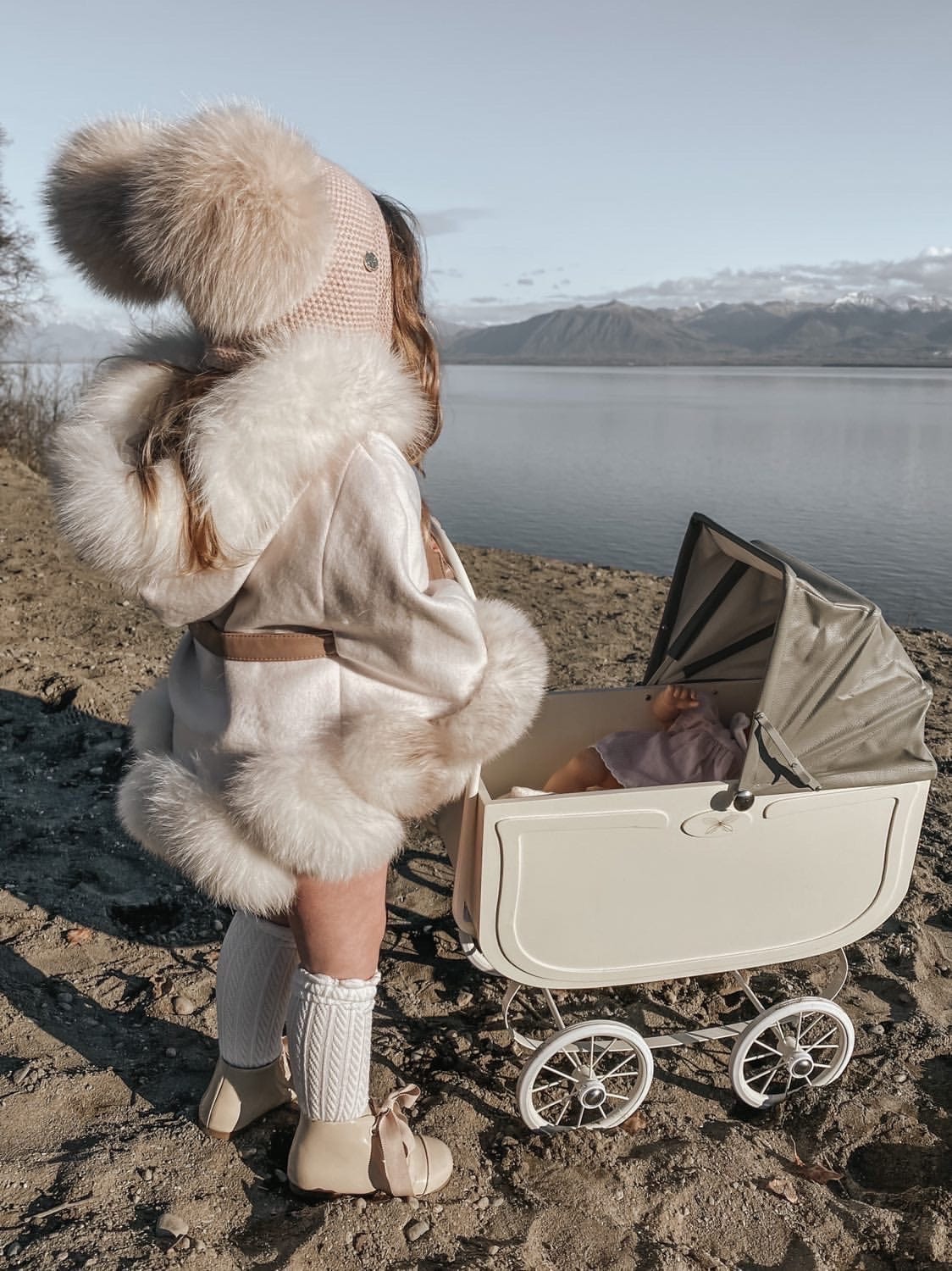 Siberian Dream Wool Cape - Petite Maison Kids