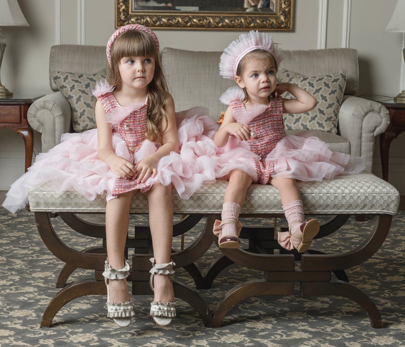 Girl | Kellie Crown Hair Sash | Pink