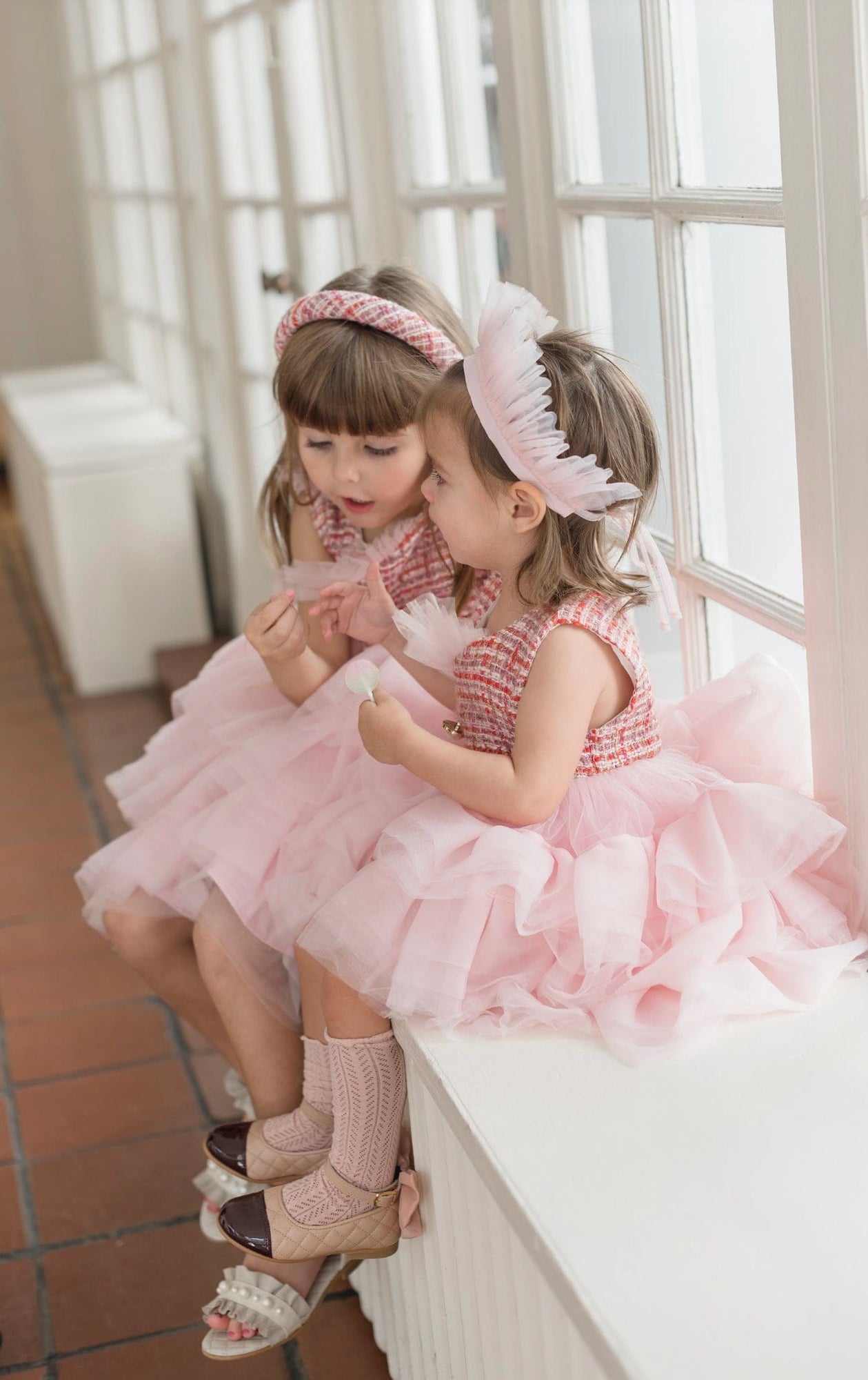 Girl | Kellie Crown Hair Sash | Pink