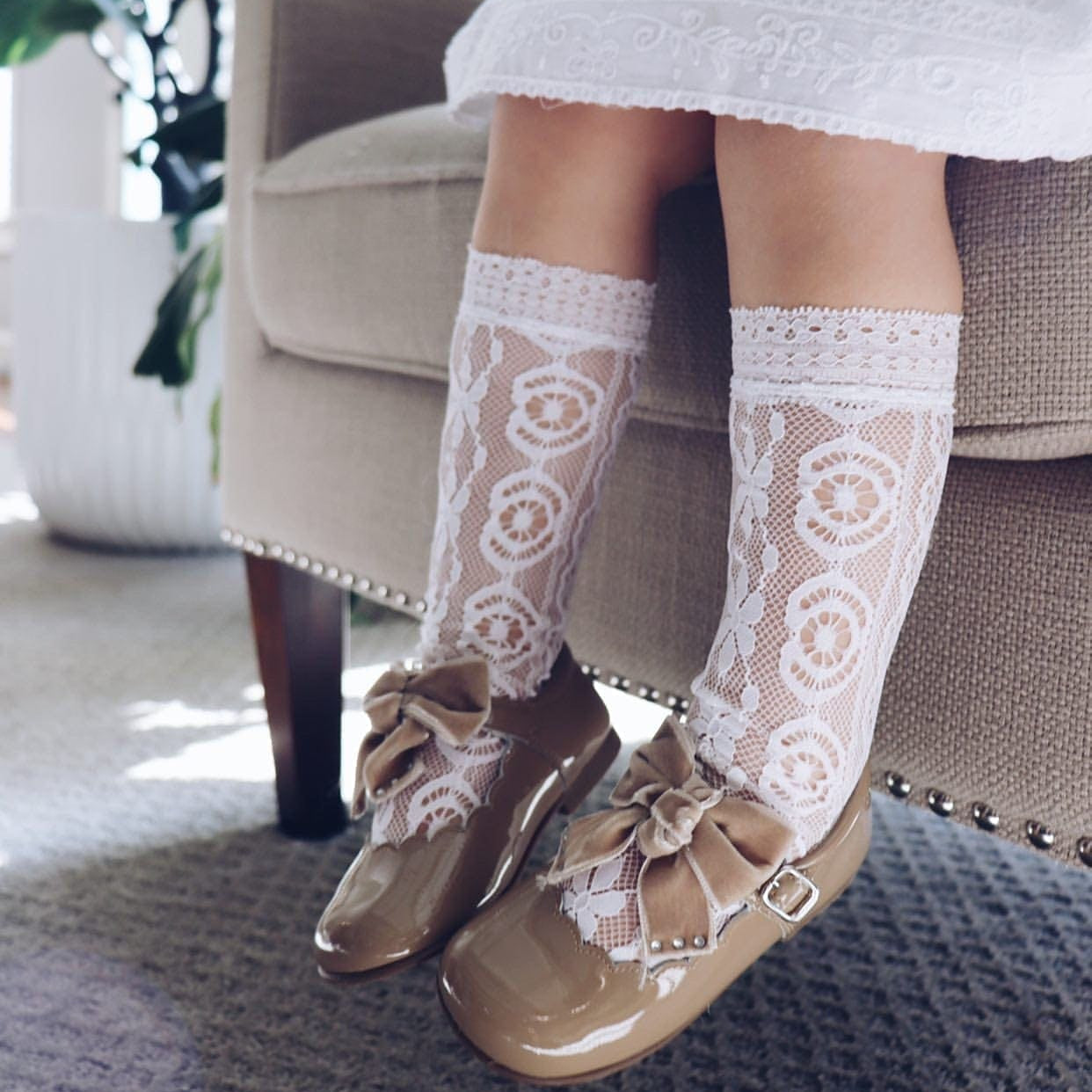 Daisy Lace Socks - Petit Maison Kids