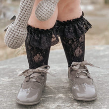 Girl | Lola Lace Socks | Black