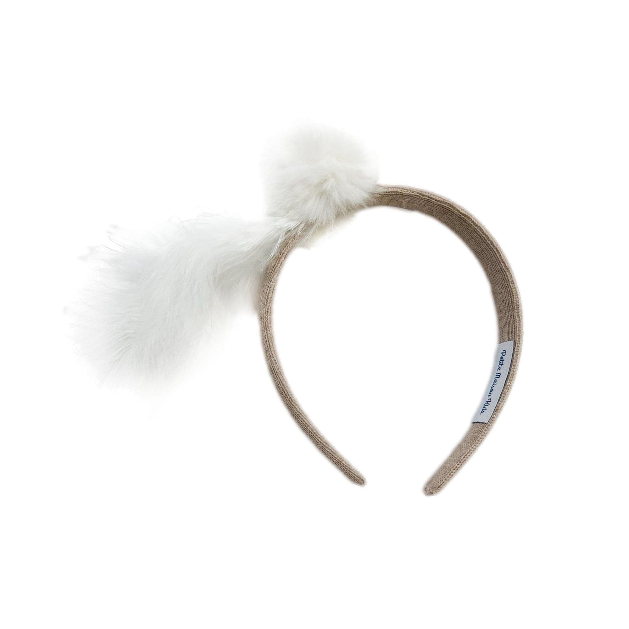 Girl | Anna Feather Headband | Beige
