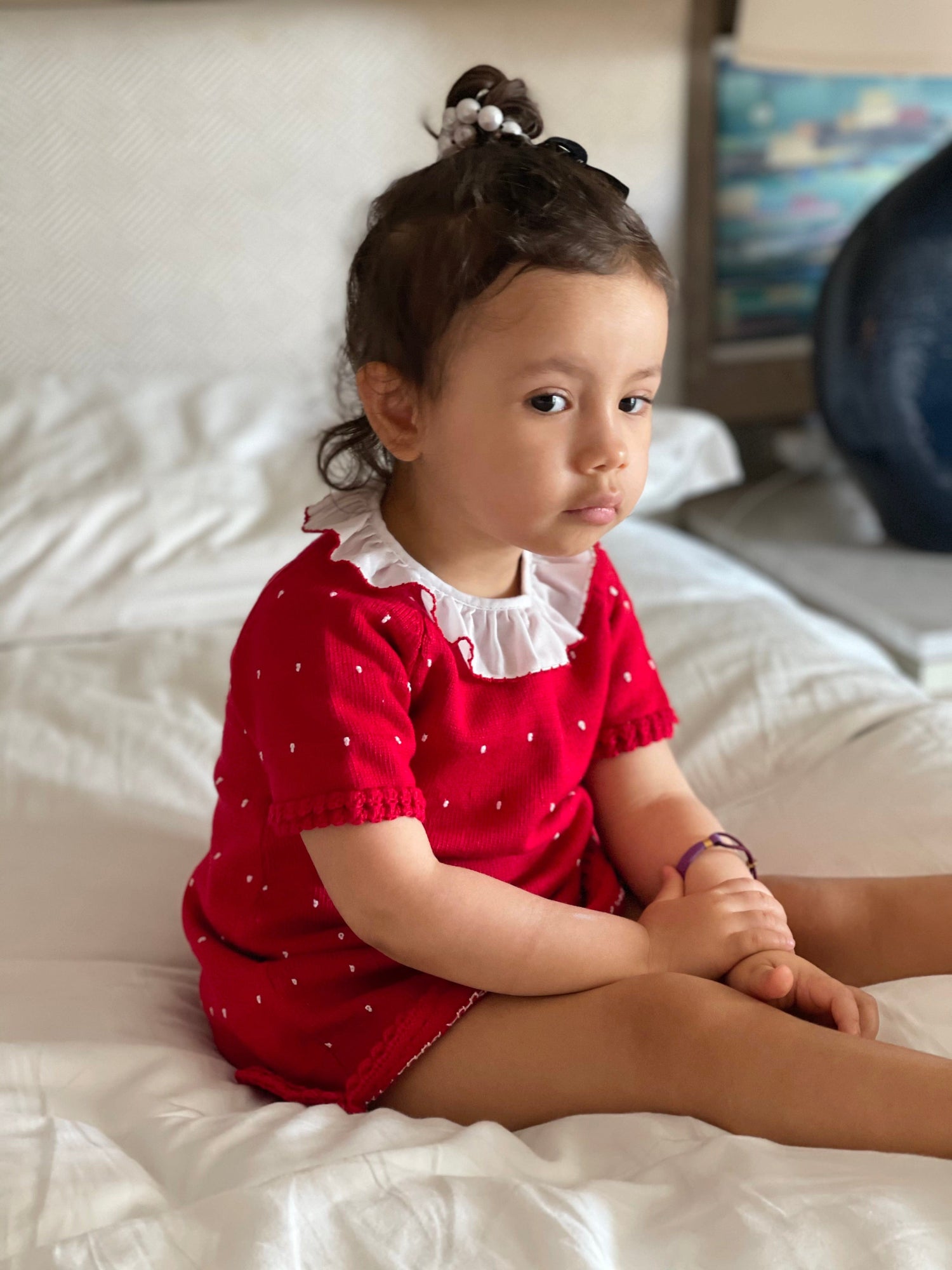 Coco Pearl Hair Scunchie - Petite Maison Kids