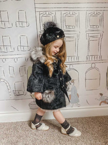 Milana Noir Beret - Petite Maison Kids