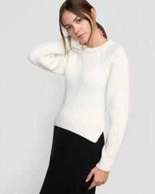 Beate | Iona Organic Cotton Cropped Sweater in Size Small