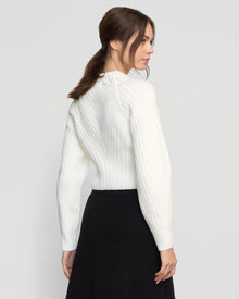 Beate | Iona Organic Cotton Cropped Sweater in Size Small