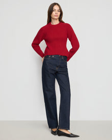 Beate | Iona Organic Cotton Cropped Sweater in Size Small
