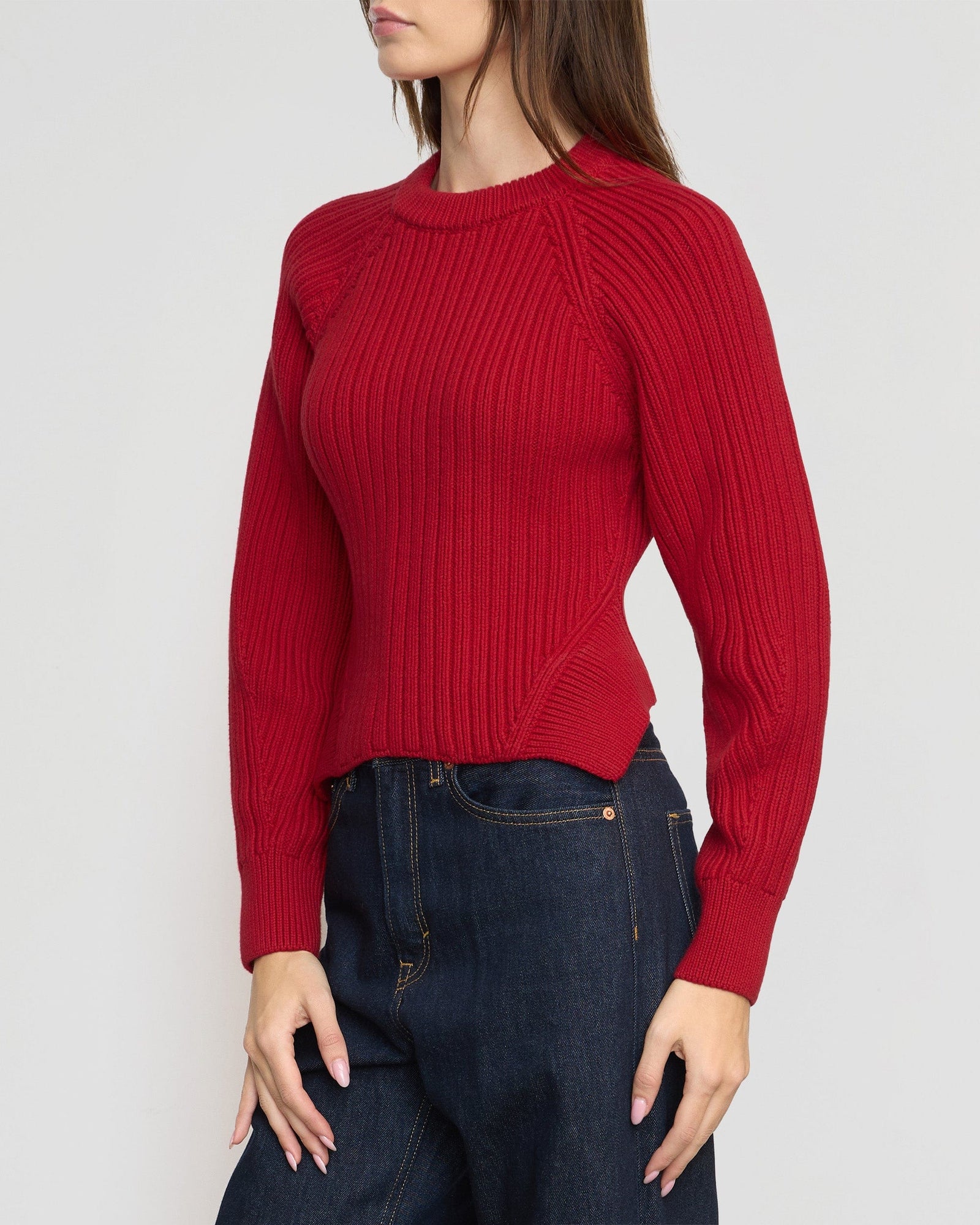 Beate | Iona Organic Cotton Cropped Sweater in Size Small
