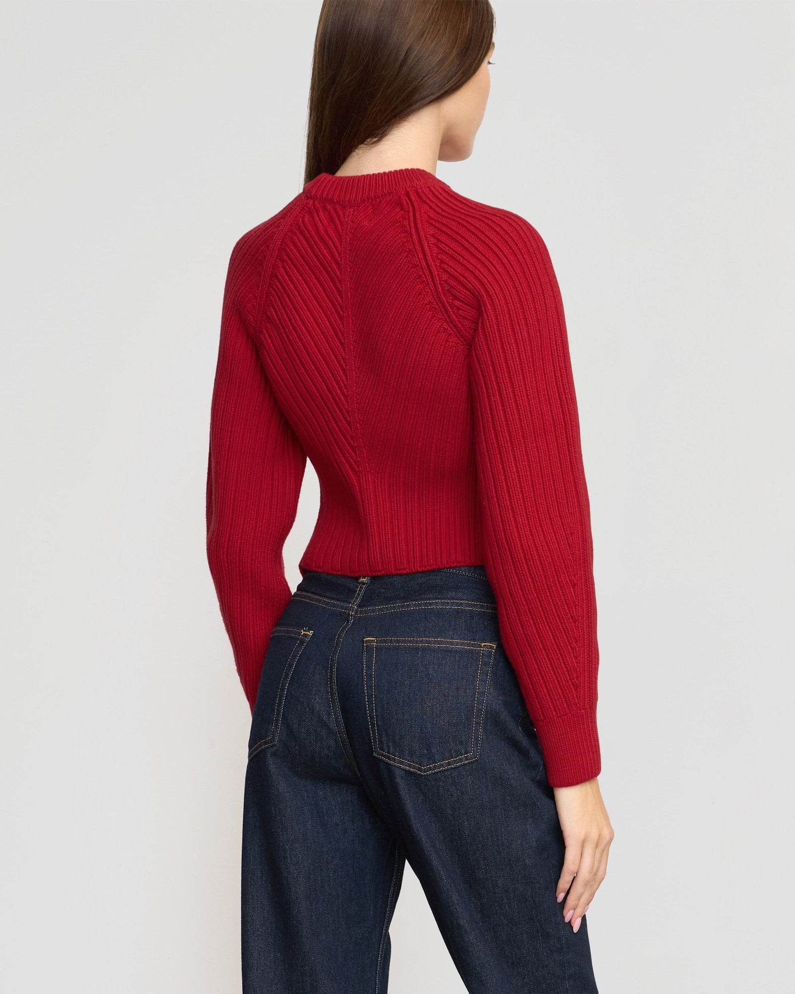 Beate | Iona Organic Cotton Cropped Sweater in Size Small