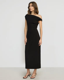 Renee | Iryna Asymmetric Off-Shoulder Dress in Size Small