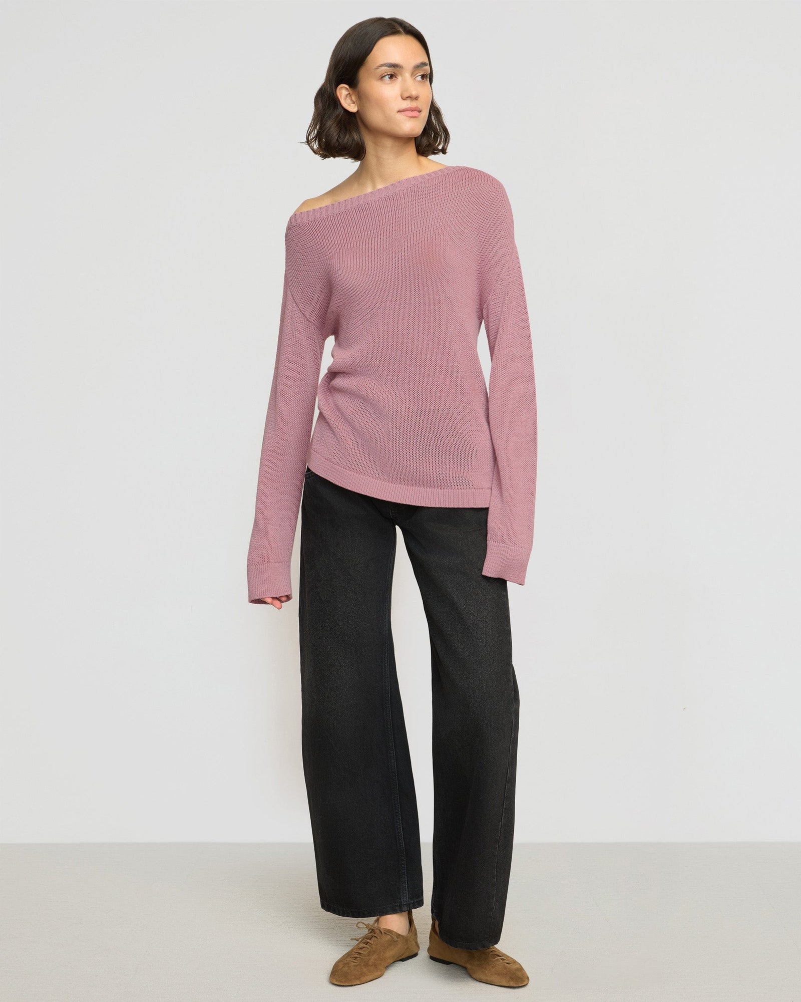 Olivia | Issa Lightweight Off-Shoulder Sweater in Size Small 
