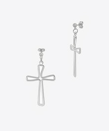 Limelight Cross Earrings | Sterling Silver