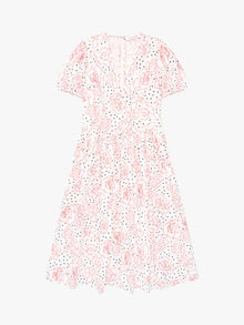 Elizabeth Dress | Rose White Dot