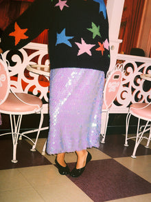 Siren Skirt | Lilac Paillette